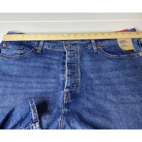 Levi’s Women's High-Rise Wedgie Straight Cropped Jeans Plus Size 20W New - Picture 5 of 11